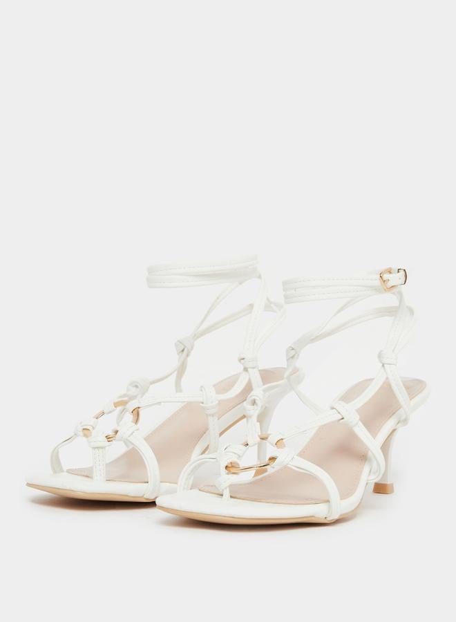 ريد صندل بأربطة أمامية وزينة حلقة - Image 2