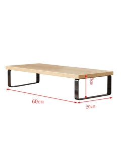 Hihonor 60CM Monitor Stand,Monitor stand riser,Monitor stand wooden+metal combined desktop Monitor riser, for home, office, screen, laptop, PC, ergonomic table and table top manager  - Image 5