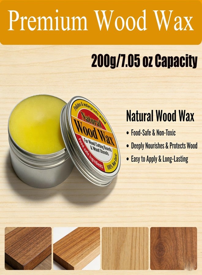 UMOKO 7.05 oz Natural Wood Wax for Cutting Boards & Utensils, Large Capacity Food-Safe Beeswax Formula, Waterproof - Image 5