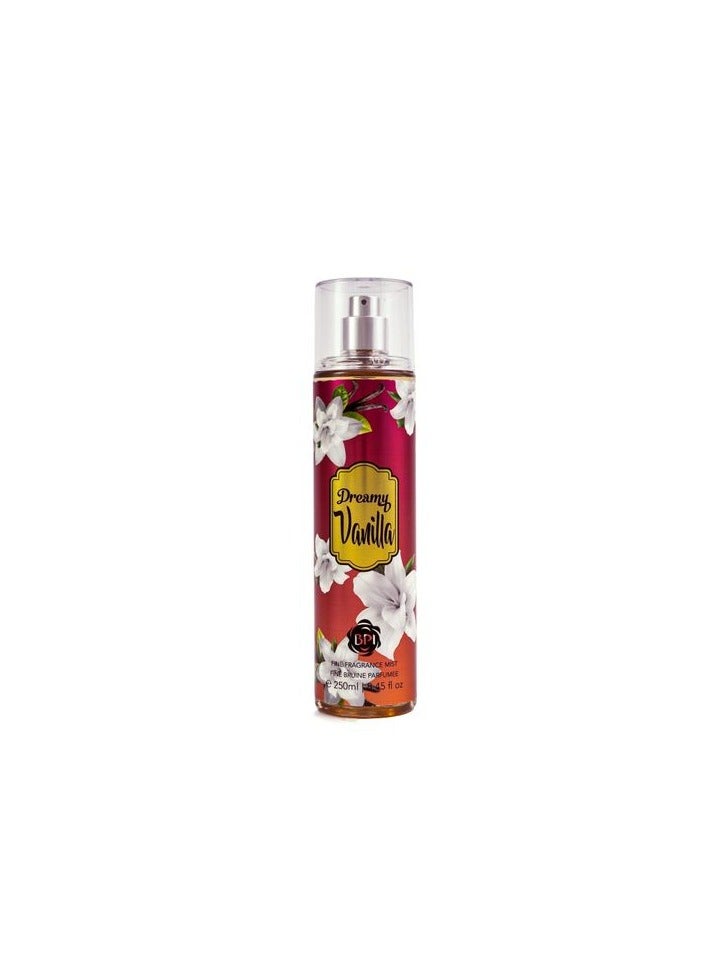Dreamy Vanilla Fragrance Mist Women 250ml