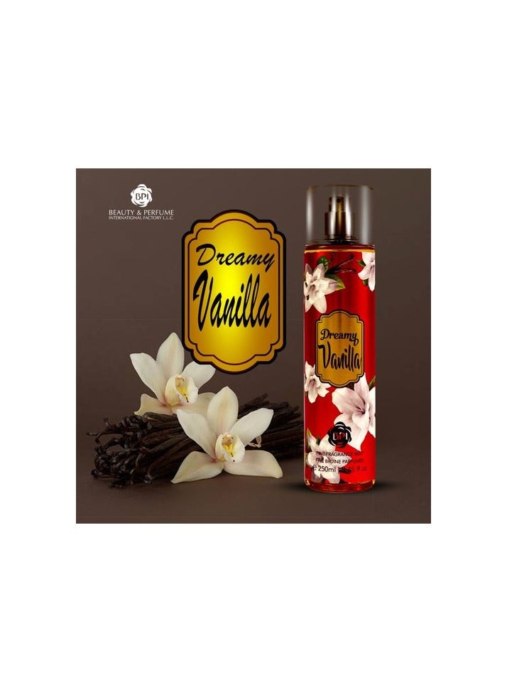 Dreamy Vanilla Fragrance Mist Women 250ml
