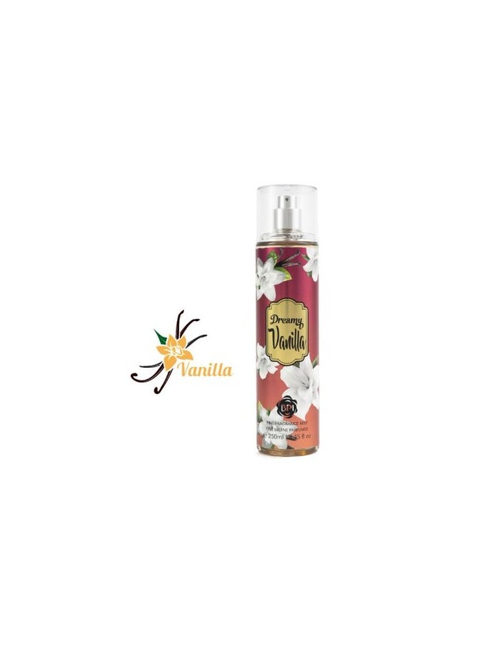 Dreamy Vanilla Fragrance Mist Women 250ml