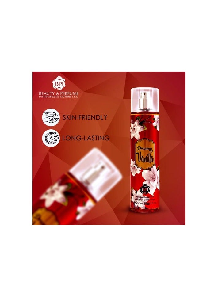 Dreamy Vanilla Fragrance Mist Women 250ml