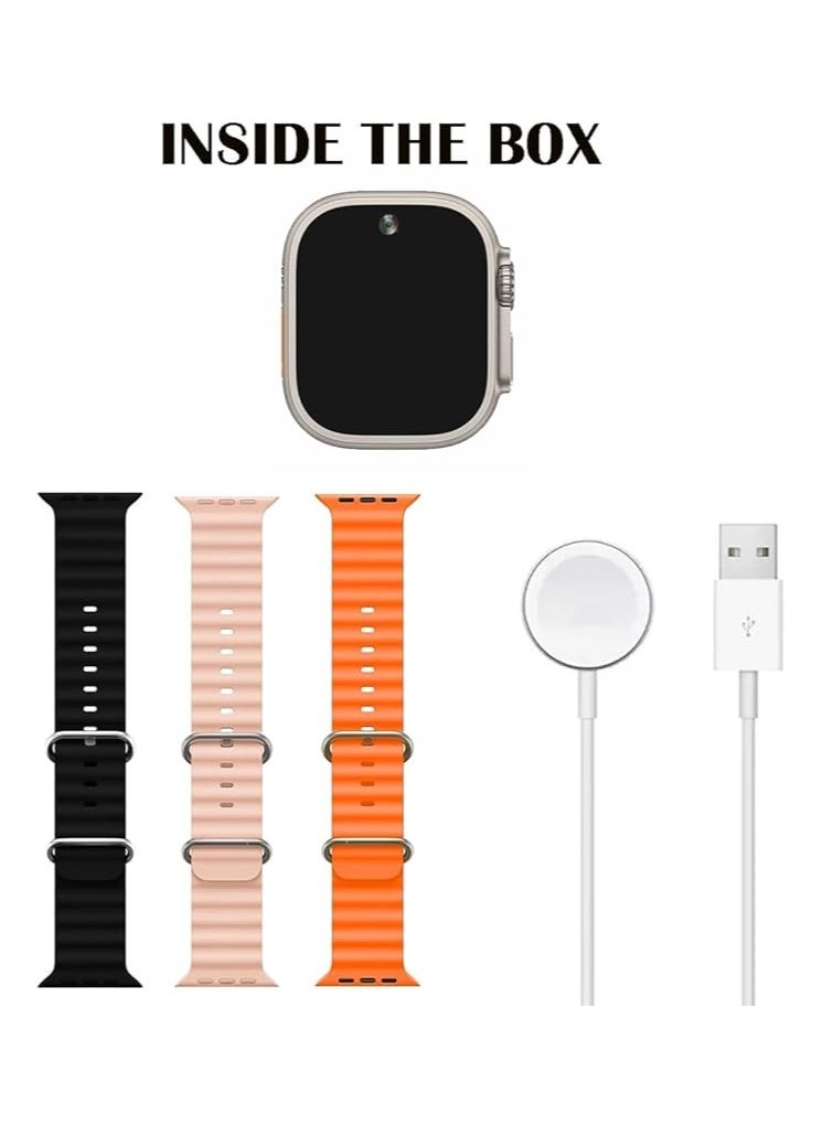 Telzeal - Telzeal TC 4G Smart Watch with Dual Camera and 3 Pair Strap and Sim Card Support - Image 1
