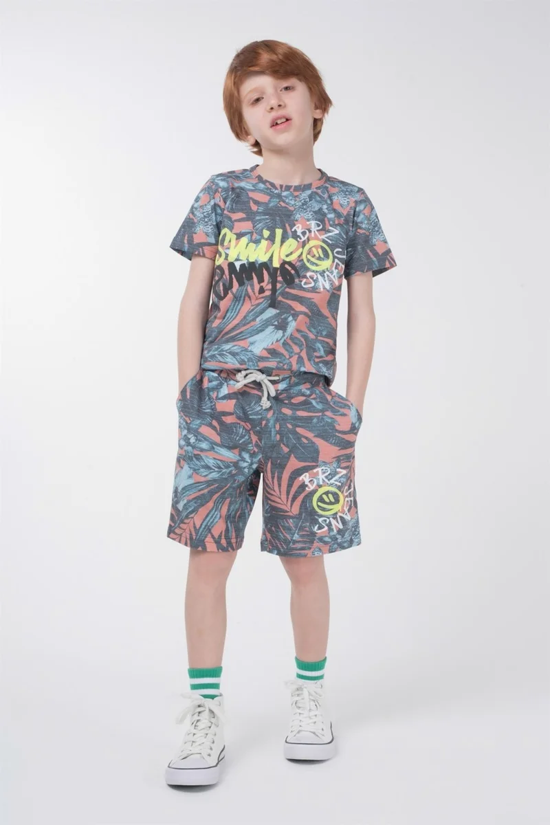 BRZ Collection Printed Boy Short Sleeve T-Shirt