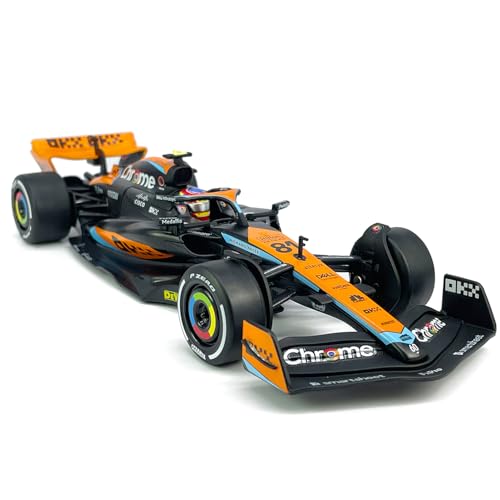 VIIGER 124 Scale F1 McLaren MCL60 Model Toy Car Metal Diecast Toy Vehicle Formula 1 Team 2023 Australian Grand Prix Oscar Piastri 81 Toys for Boys Kids Gifts Men Collection Home Office Dcor Black - Image 5