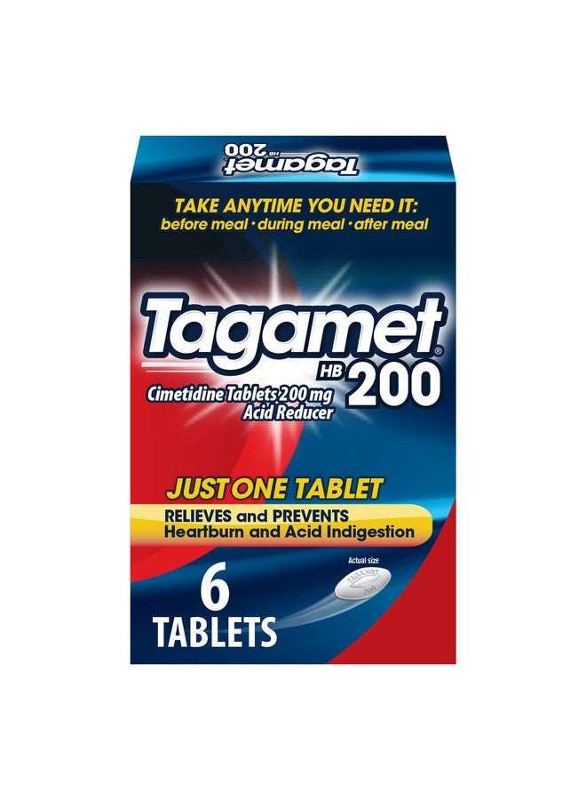 Tagamet Hb 200 Mg Cimetidine Acid Reducer And Heartburn Relief, 6 Count - Image 1