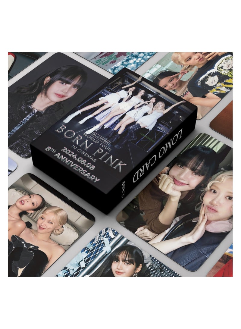 NIBEMINENT 55 Pcs Kpop BLACKPINK Lomo Cards Card For Fans Collection Gifts - Image 1