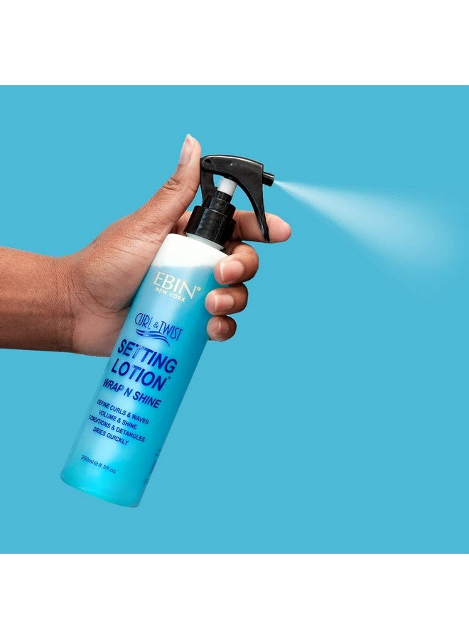 EBIN NEW YORK Curl & Twist Setting Lotion 8.5 oz/ 250ml | Moisturizing and Hydration, Smoothing with Natural High Shine, Defining Curls All Day Long - Image 4