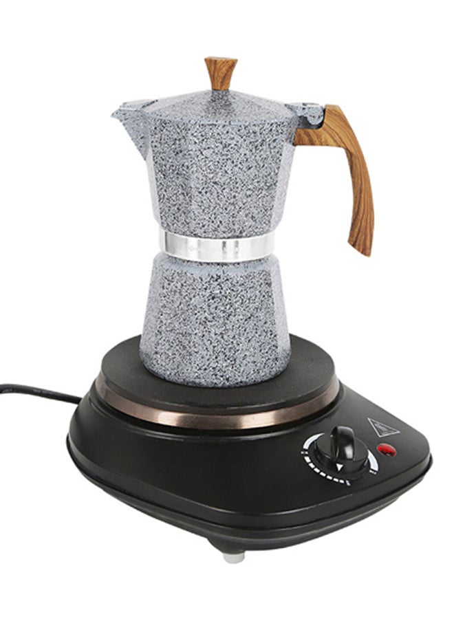 AL SANIDI Aluminum speciaLity coffee pot, Coffee maker, Gray, 6.5x10x13 Cm  - Image 4
