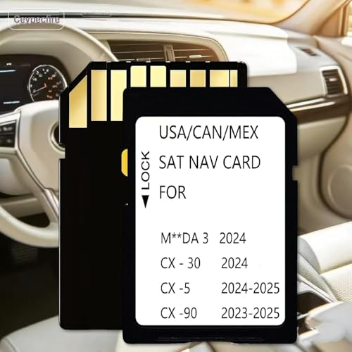 Ceypecfire 2025 Navigation sd Memory Card Compatible with 2024 CX-30,2024-2025 CX-5,2023-2025 CX-90,Latest Maps USA/Mexico/Canada - Image 4