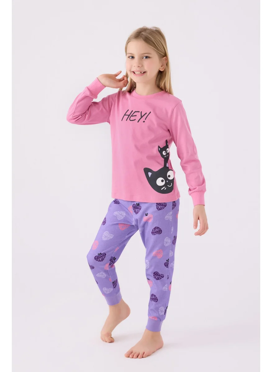 RolyPoly Girl Pink Long Sleeve Pajama Set