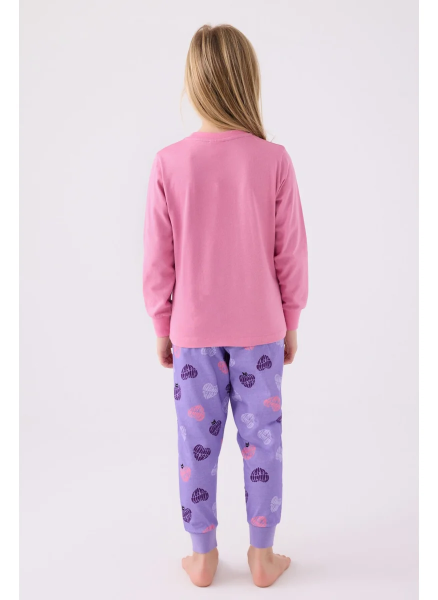 RolyPoly Girl Pink Long Sleeve Pajama Set