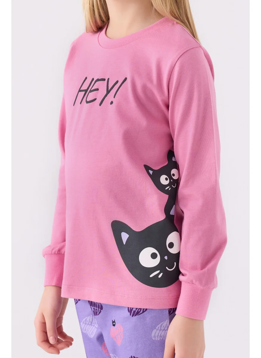 RolyPoly Girl Pink Long Sleeve Pajama Set