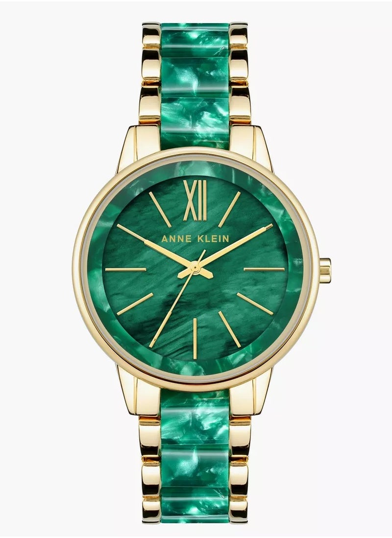 ANNE KLEIN - Anne Klein Women's Analog Acrylic Fashion AK1412GNGB - Image 1
