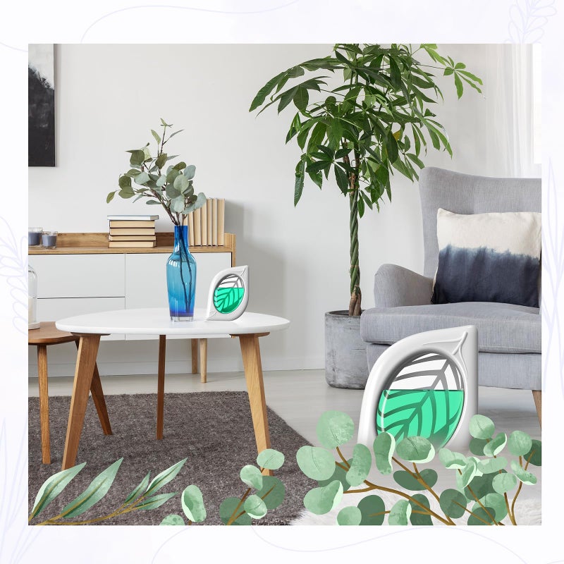 Clean-n-Fresh Air Freshener for Home, 4 Pack, Eucalyptus & Mint, Odor Eliminator for Small Area Closets Bathroom Pets Strong Odor, Up to 120 Days - Image 3