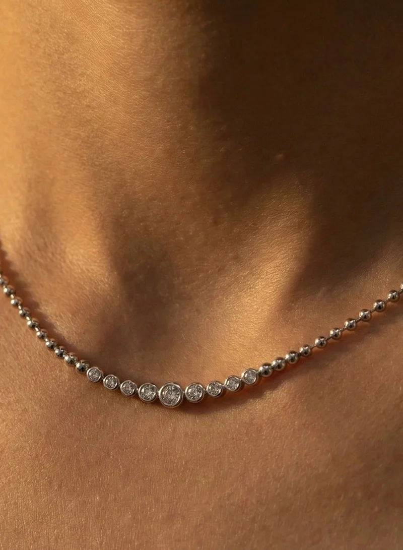 ليو جو قلادة ليو جو إيدن فضية