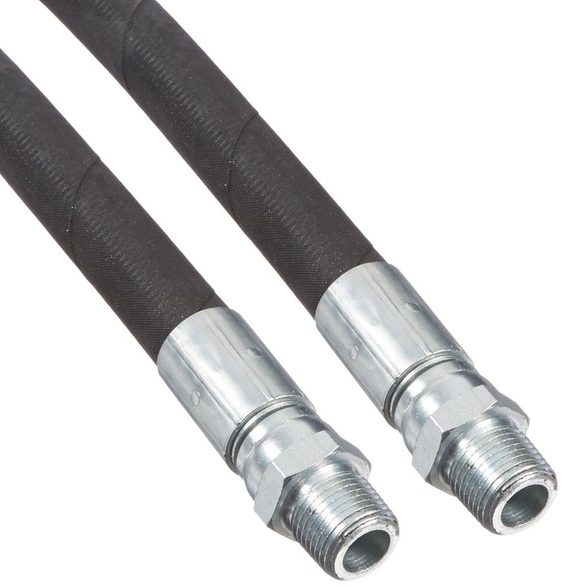 Apache 98398615 12 x 72 2Wire Hydraulic Hose Male x Male Swivel Assembly