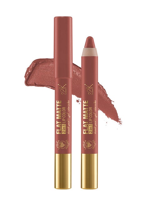 22K Flat Matte 2 in 1 Lip Color 202