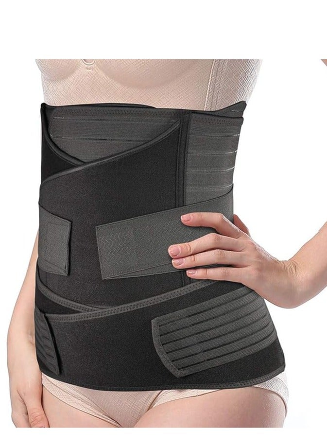 3 in 1 Postpartum Belly Support Recovery Belly/Waist/Pelvis Belt C Section Postpartum Belly Wrap Band Corset Waist Trainer - Image 1