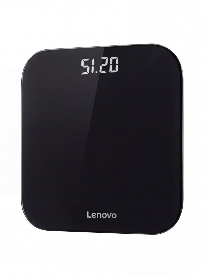 Lenovo Smart Scale  ,  Digital Bathroom Scale,LED Display, Tempered Glass,180kg Capacity ,lbs/kg - Image 1