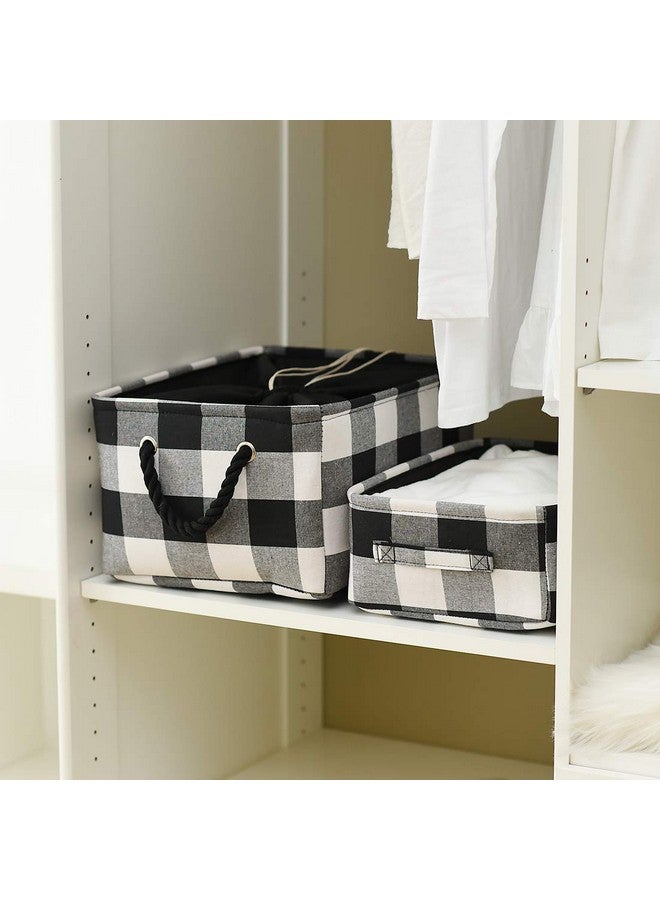 Inough Buffalo Plaid Storage Basket Dog Toy Baskets Storage Bins For Kids Collapsible Toy Basket Farmhouse Decor Mothers Day Gifts Toy Box For Babyofficebedroom - Image 4
