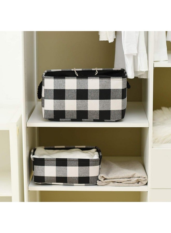 Inough Buffalo Plaid Storage Basket Dog Toy Baskets Storage Bins For Kids Collapsible Toy Basket Farmhouse Decor Mothers Day Gifts Toy Box For Babyofficebedroom - Image 3