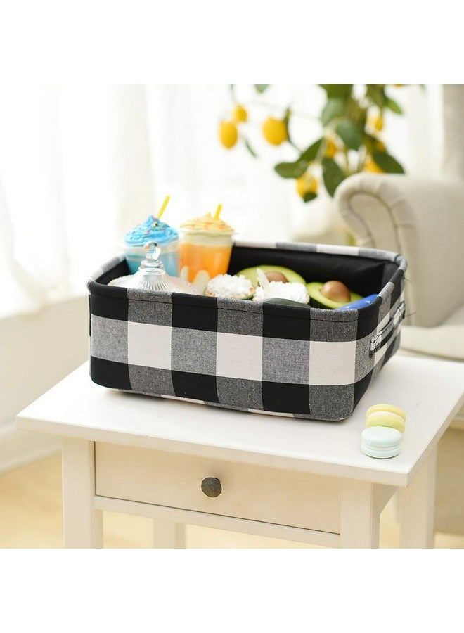 Inough Buffalo Plaid Storage Basket Dog Toy Baskets Storage Bins For Kids Collapsible Toy Basket Farmhouse Decor Mothers Day Gifts Toy Box For Babyofficebedroom - Image 5