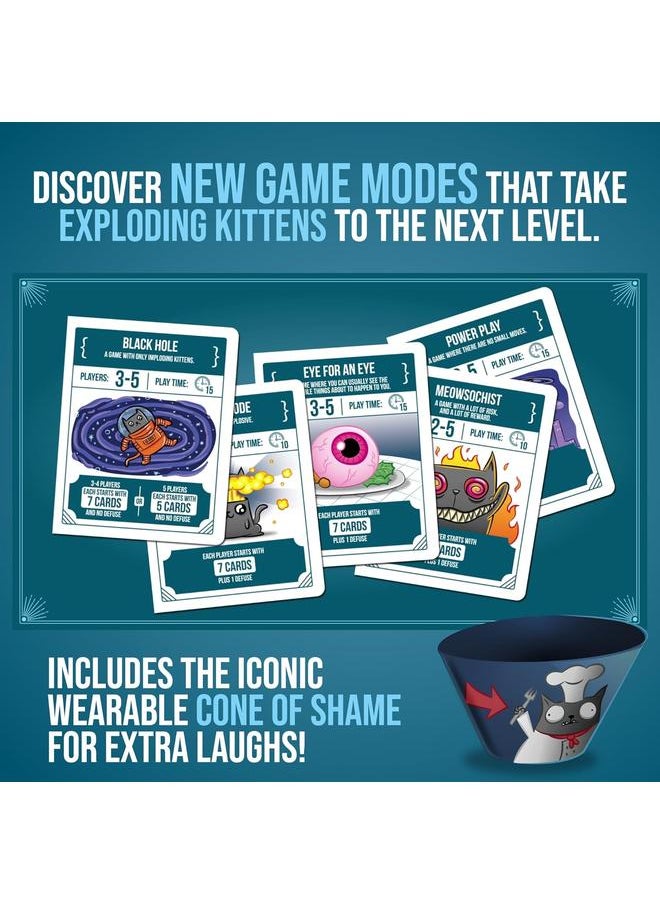 Bluejw - Exploding Kittens Recipes For Disaster 2 To 5 Players Ages 7+ UP 15 Minutes To Play Deluxe High Stakes Card Game Party Game Family Game Night Kid And Adult Card Game - Image 1