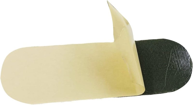 كلاراكو ملصق كلاركو، 9 قطع لاصق خلفي للخوذة، لاصق قوي، DIY، تكتيكي، باليستي، سريع، خوذة، خطاف رقعة، ملصق كلاركو، لون أخضر عسكري - Image 3