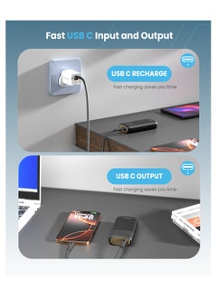 Moxedo Moxedo Porta-Go Powerbank 10,000 mAh 20W Power Delivery USB-A/USB-C Ports with LED Battery Display Compatible for for iPhone, iPad, Airpods, Android and Samsung  - Image 4