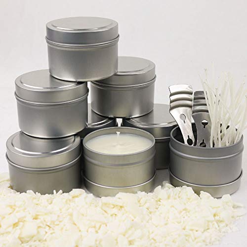 EricX Light Candle Tin 24 Piece, 4 oz, for Candle Making - Image 4