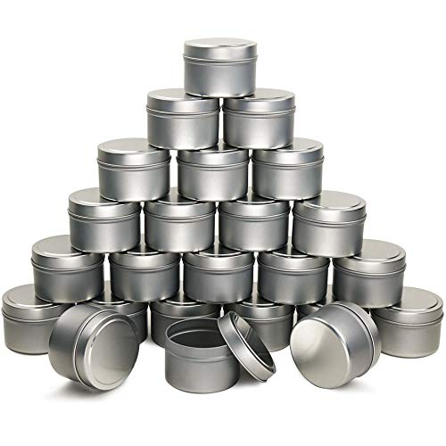 EricX Light Candle Tin 24 Piece, 4 oz, for Candle Making - Image 1