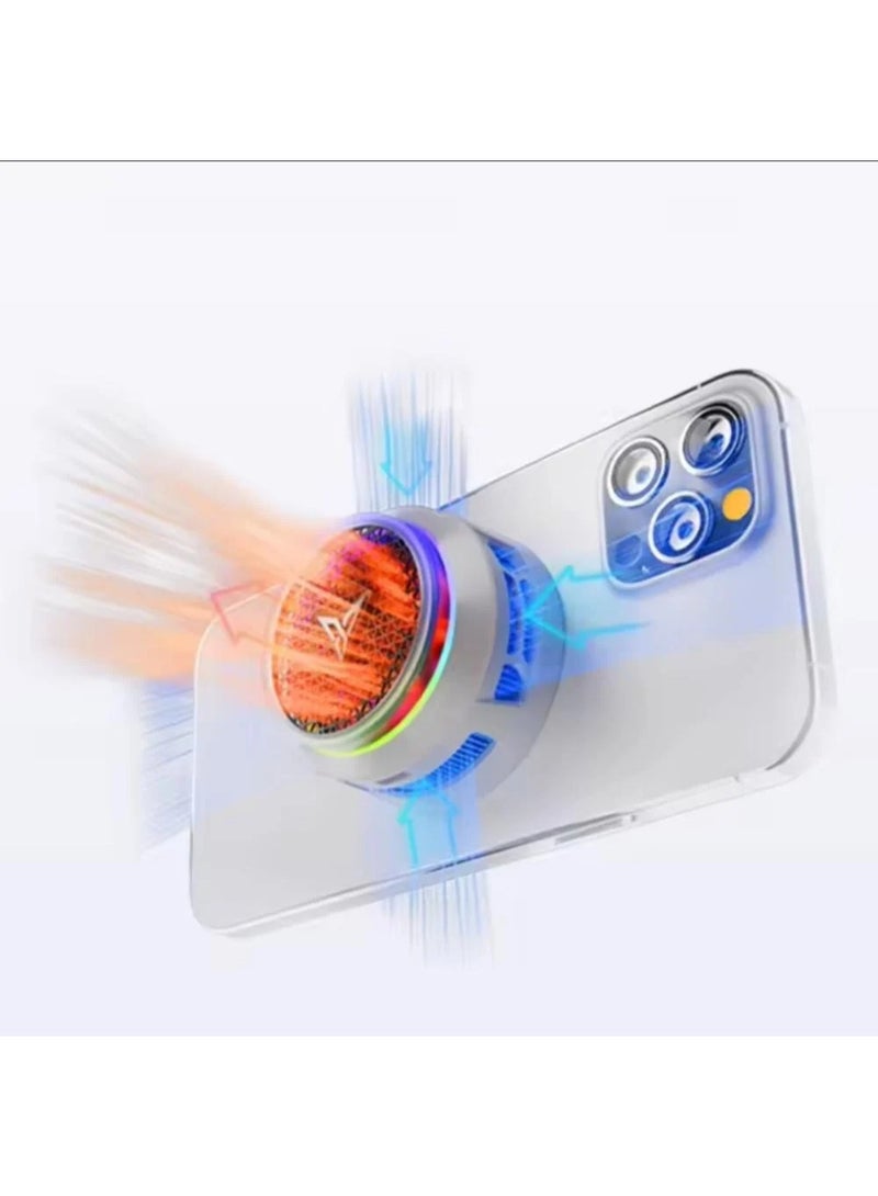 Flydigi B8X Mobile Phone Cooling Fan Low Noise Smart Temperature Control APP Link RGB Lighting Compatible with iOS, Android, Tablets, Switch, Steam Deck - Image 5