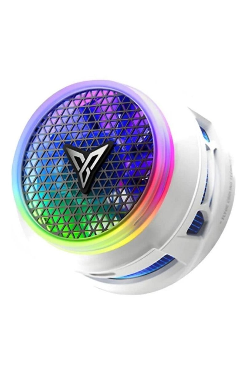 Flydigi B8X Mobile Phone Cooling Fan Low Noise Smart Temperature Control APP Link RGB Lighting Compatible with iOS, Android, Tablets, Switch, Steam Deck - Image 1