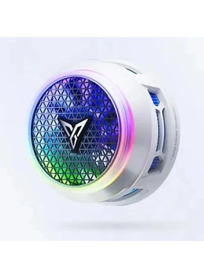 Flydigi B8X Mobile Phone Cooling Fan Low Noise Smart Temperature Control APP Link RGB Lighting Compatible with iOS, Android, Tablets, Switch, Steam Deck - Image 2