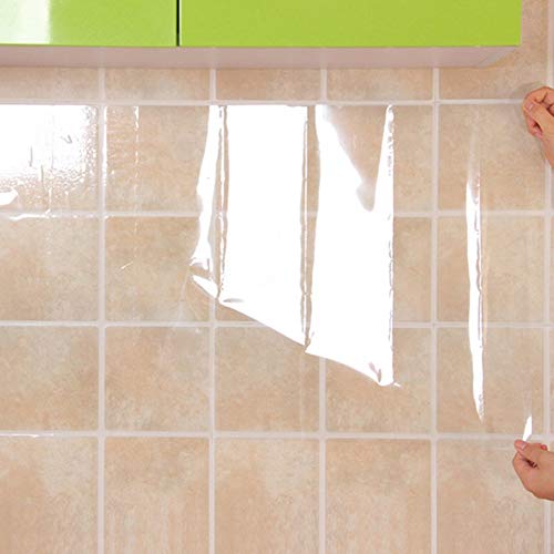 Techgifti Vinyl Wall Window Door Furniture Tile Car Sticker (Transparent, 70 X 40 cm) - Image 1