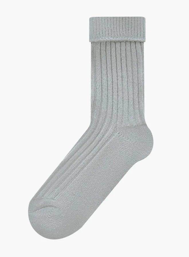 Lee Cooper Pack of 2 Crew Length Non Terry Socks