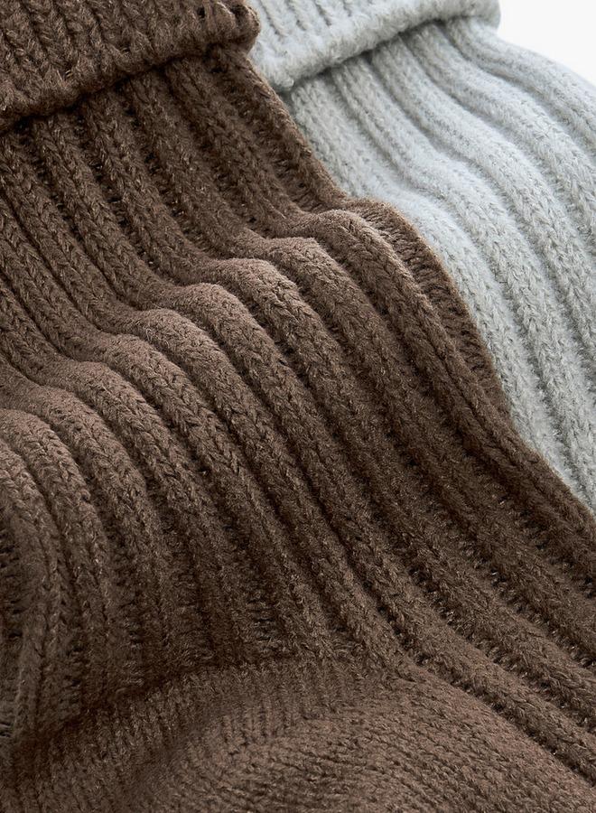 Lee Cooper Pack of 2 Crew Length Non Terry Socks - Image 4