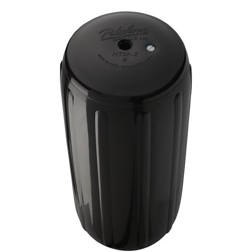 Polyform فندر قارب بوليفورم HTM-2 أسود 8.5 × 20.5 بوصة - Image 2
