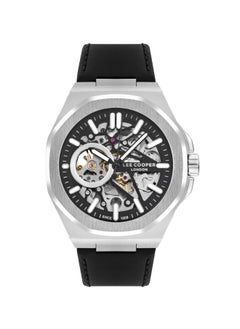 Men's Analog Tonneau Shape Leather Wrist Watch LC07978.351 - 43 Mm