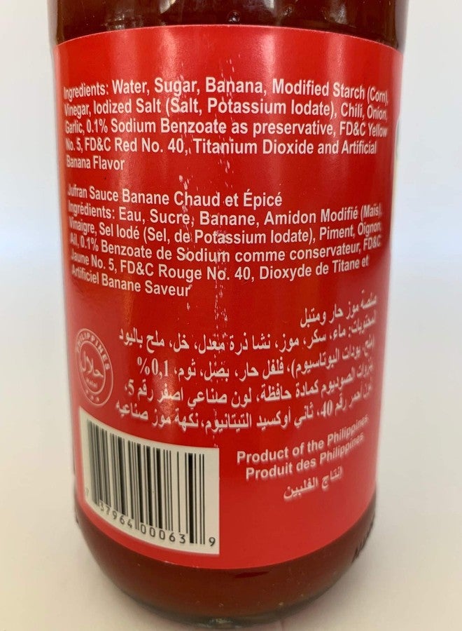 Jufran Hot and Spicy Banana Sauce, 19.76 oz (560 grams) - Image 4