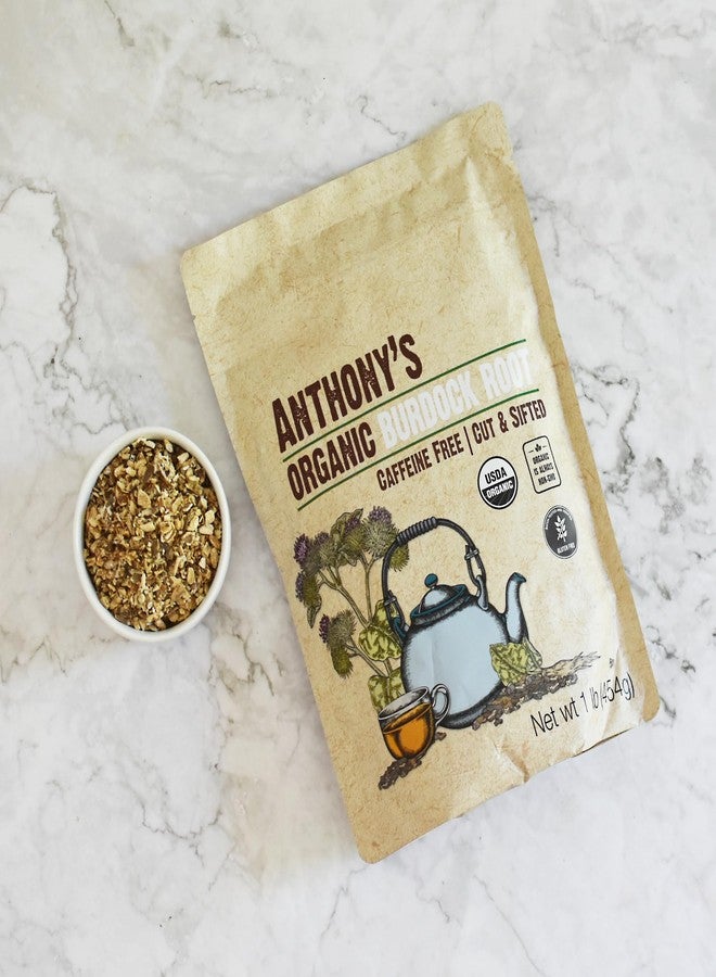 Anthony's Organic Burdock Root, 1 lb, Gluten Free, Cut & Sifted, Non GMO, Caffeine Free - Image 5