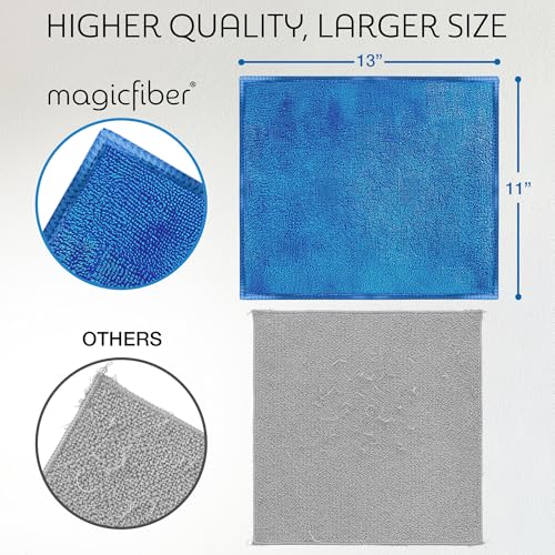 MagicFiber Microfiber Cleaning Cloth - Higher Quality, Larger Size - Micro Fiber Cloth for Cleaning Rags, Dust Cloths, Kitchen Dish Towels (12 Pack, 13”x11”) - Image 3