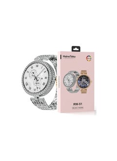 Haino Teko Germany RW51 Women's Smart Watch with Round AMOLED Display This version of the smart watch comes in the color: Silver Water Resistant - pzsku/Z4CCDC62265EF30A3E821Z/45/_/1729283585/b171ab30-3c67-4299-8db8-abb4db25d4c5