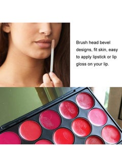 ZJchao 100Pcs/Set Disposable Lip Brushes Make Up Brush Lipstick Lip Gloss Wands Applicator Tool Makeup Beauty Tool Kits Green  - Image 3