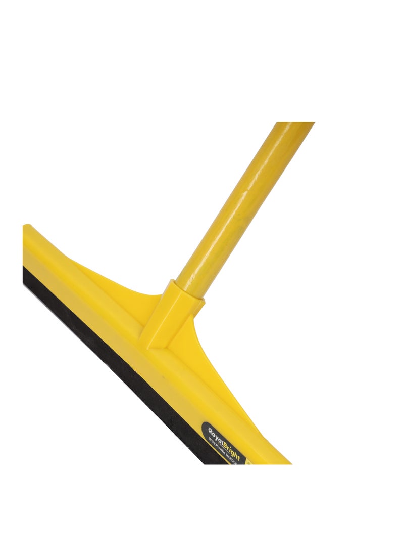 Royalford مساحة أرضية Royalford 33.5 سم بمقبض خشبي - RF12836 / متوافقة مع جميع أنواع الأرضيات، البلاط، الزجاج، الخرسانة، إلخ. / مثالية لتنظيف ومسح الغرفة، الحمام، المطبخ - Image 5