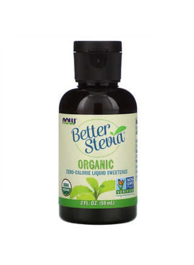 Now Foods NOW Foods, Organic Better Stevia, Zero-Calorie Liquid Sweetener, 2 fl oz (59 ml) - Image 3