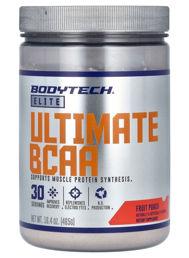 BODYTECH Elite Ultimate BCAA Fruit Punch 16.4 oz (465 g) - Image 1