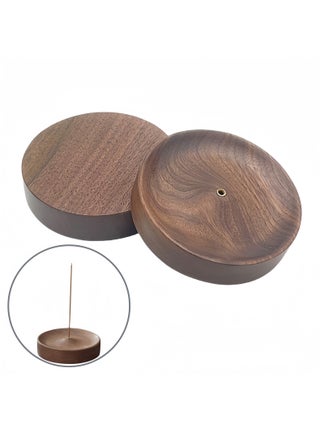 Black Walnut Incense Holder Handmade Wooden Round Incense Holder Incense Burner Suitable for Home Office Decoration,Yoga,Meditation - pzsku/Z4CCE04C8F316001D5AAEZ/45/1742630106/0ad344cf-c9a1-4a0d-800f-37e467847af0